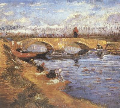Vincent Van Gogh The Gleize Brideg over the Vigueirat Canal (nn04) Sweden oil painting art